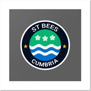 St Bees - Cumbria Flag Posters and Art